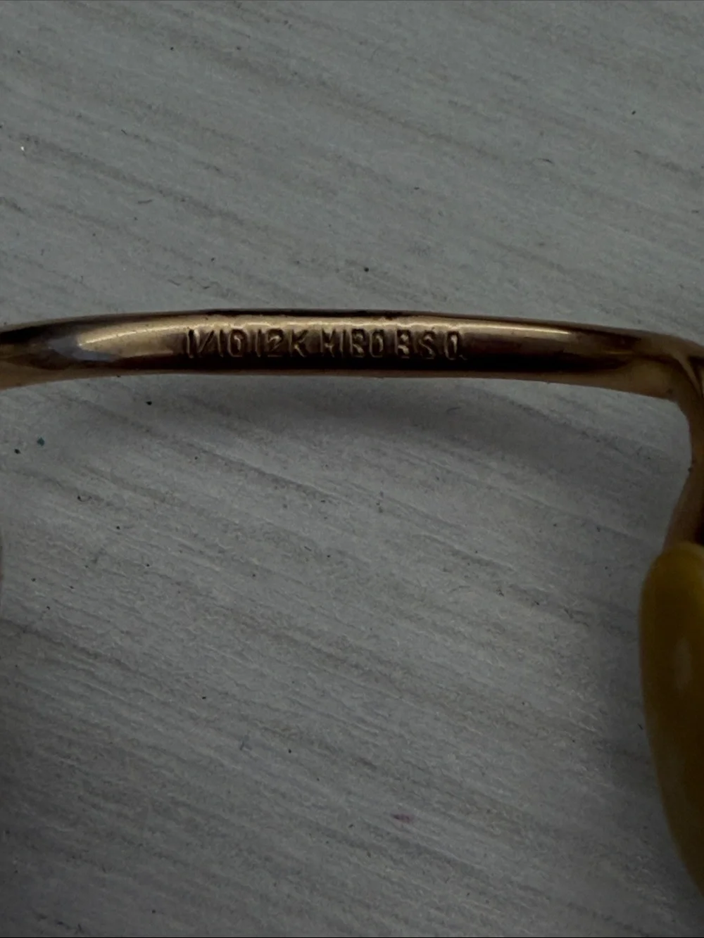 Vintage Round 12K Gold Filled Women's Eyeglasses